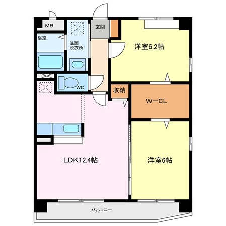 ニュー平地の物件間取画像